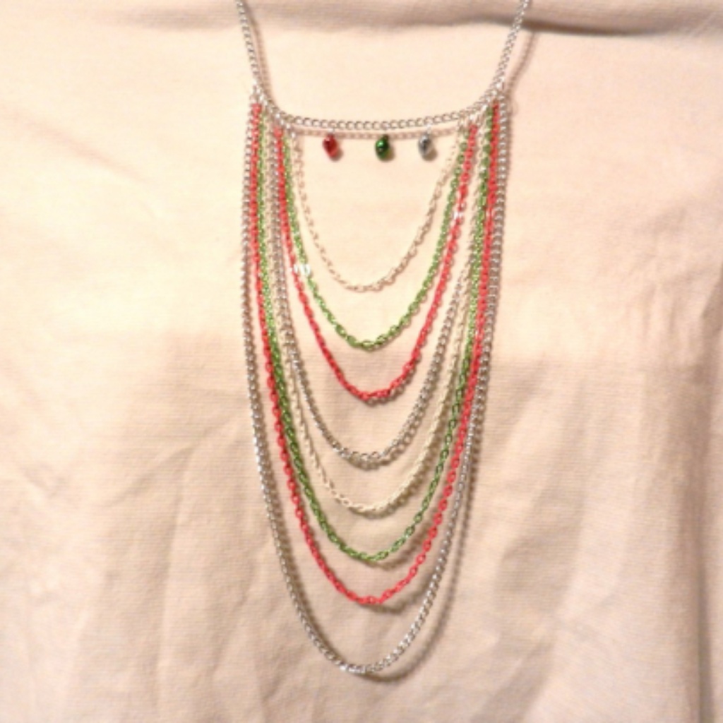 Multi Length Chain Bells Necklace Magnetic